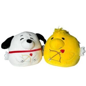 Squishmallows Woodstock & Snoopy NWT 8 in. 2022 Peanuts Valentine’s Release